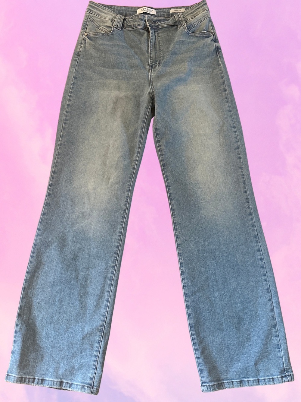 Judy Blue Light Blue Denim Wide Leg Jeans Size 13/31
